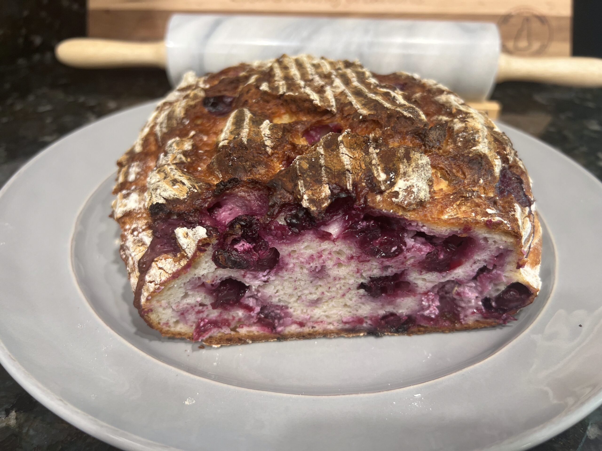 Blueberry Lemon SourDough
