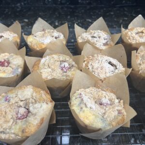 GF Strawberry Cheesecake Muffins