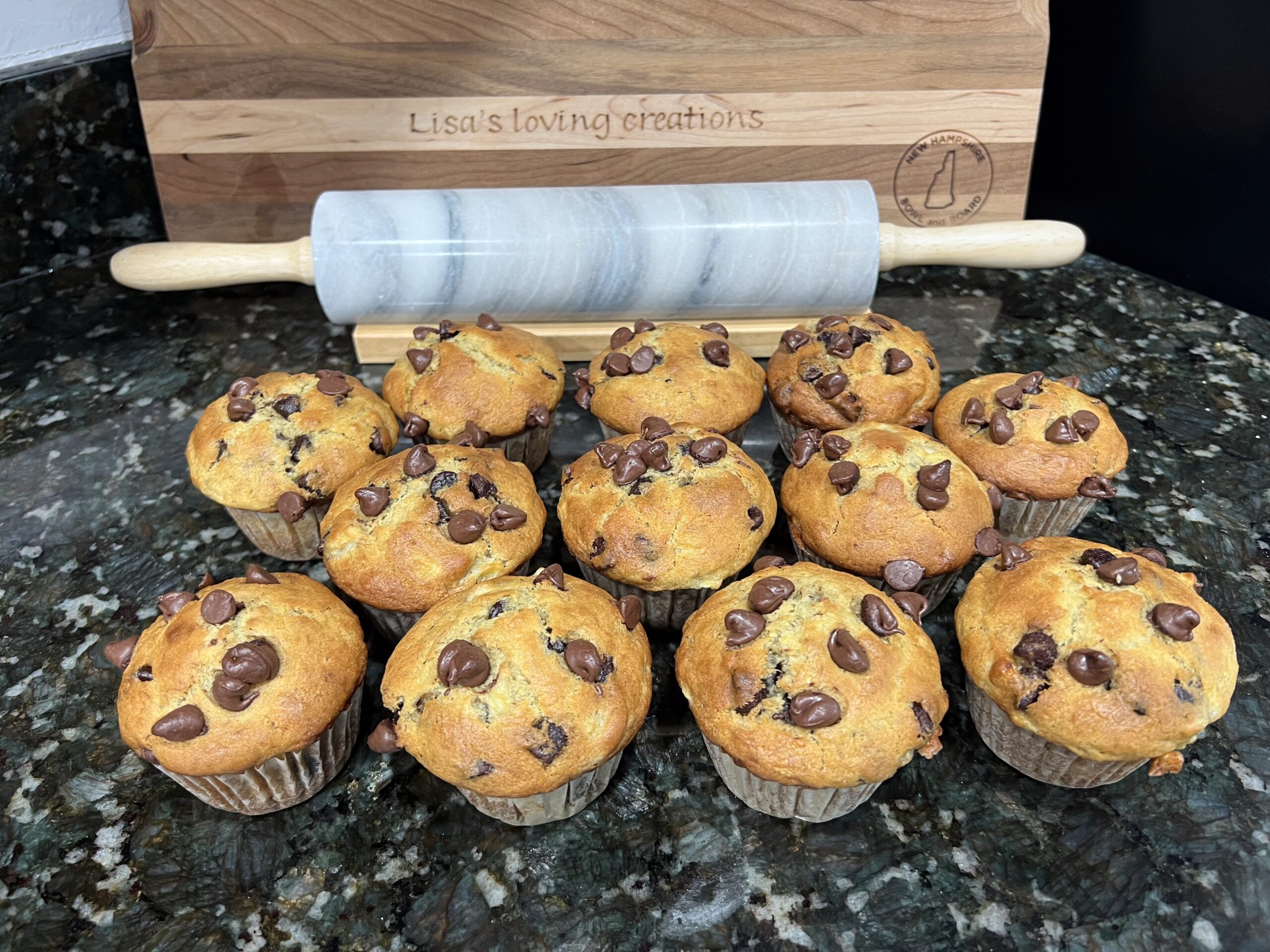 GF Banana Chocolate Chip Muffins
